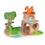 La terre des dinosaures (bois) Papo en bois, Collection Dinosaures, jouet éducatif idéal pour enfants et collectionneurs