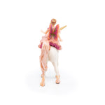Figurine Ballerine sur sa licorne Papo en PVC, Collection Monde enchanté, jouet éducatif idéal pour enfants