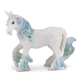Figurine Licorne des glaces Papo en PVC, Collection Monde enchanté, jouet éducatif idéal pour enfants