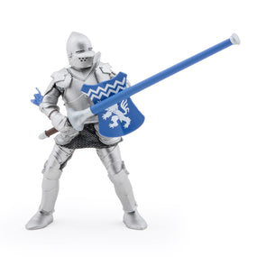 Chevalier lion à la lance Papo en PVC, Collection Médiéval, jouet éducatif idéal pour enfants et collectionneurs