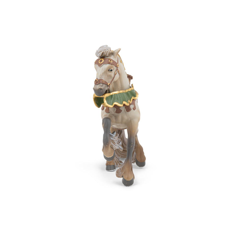 Cheval de Robin des bois Papo en PVC, Collection Médiéval, jouet éducatif idéal pour enfants et collectionneurs