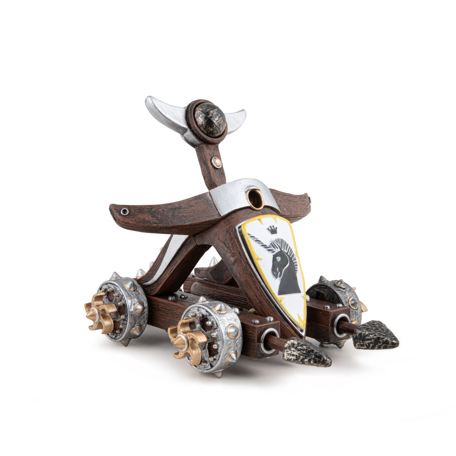 Catapulte lance flèches Papo en PVC, Collection Médiéval, jouet éducatif idéal pour enfants et collectionneurs