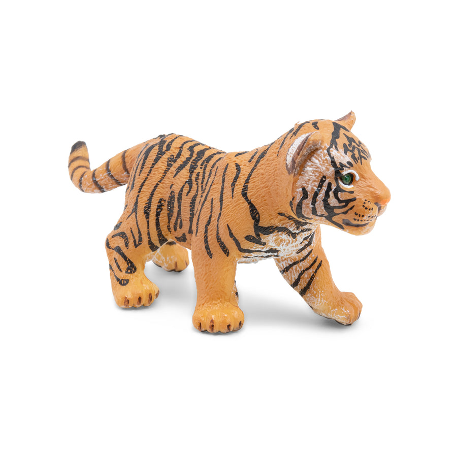 Figurine Bébé tigre Papo en PVC, thème félins, Collection Animaux sauvages, jouet éducatif idéal pour enfants et collectionneurs