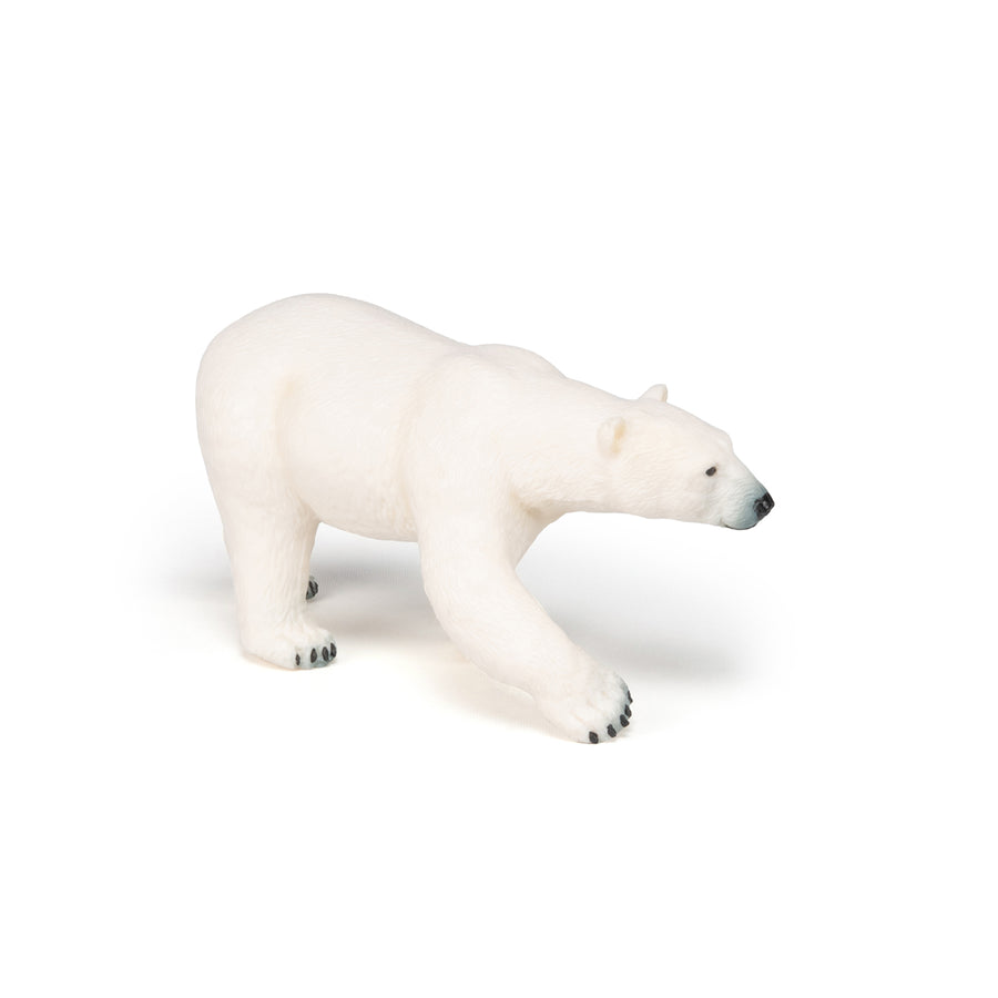 Figurine Ours polaire Papo en PVC, Collection Animaux sauvages, jouet éducatif idéal pour enfants et collectionneurs
