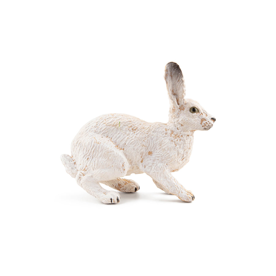 Figurine Lièvre polaire Papo en PVC, Collection Animaux sauvages, jouet éducatif idéal pour enfants et collectionneurs