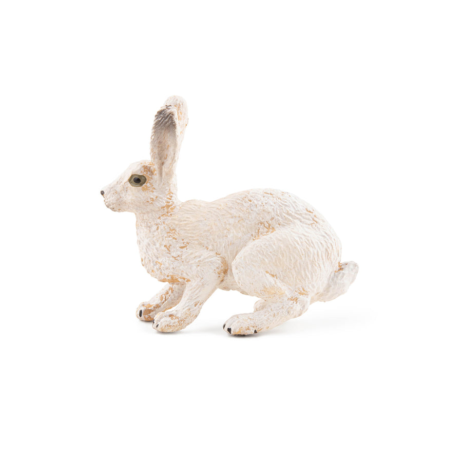 Figurine Lièvre polaire Papo en PVC, Collection Animaux sauvages, jouet éducatif idéal pour enfants et collectionneurs