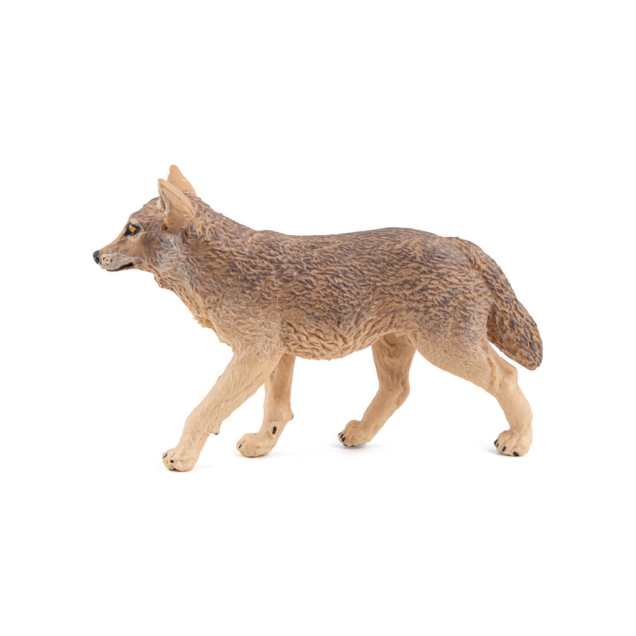 Figurine Chacal Papo en PVC, thème savane, Collection Animaux sauvages, jouet éducatif idéal pour enfants et collectionneurs