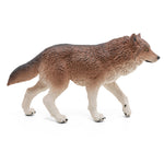 Figurine Loup Papo en PVC, thème forêt, Collection Animaux sauvages, jouet éducatif idéal pour enfants et collectionneurs