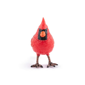 Figurine Cardinal rouge Papo en PVC, thème oiseaux, Collection Animaux des jardins, jouet éducatif idéal pour enfants et collectionneurs