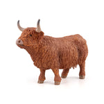 Figurine Vache Highland Papo en PVC, Collection Vie à la ferme, jouet éducatif idéal pour enfants et collectionneurs