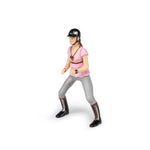 Figurine Cavalière fashion rose Papo en PVC, Collection chevaux, jouet éducatif idéal pour enfants et collectionneurs