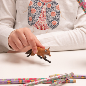 Figurine Renard Papo en PVC, thème forêt, Collection Animaux sauvages, jouet éducatif idéal pour enfants et collectionneurs
