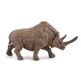 Figurine Rhinocéros laineux Papo en PVC, thème préhistorique, Collection Dinosaures, jouet éducatif idéal pour enfants et collectionneurs