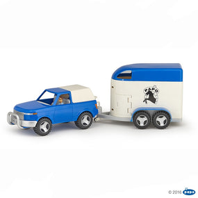 5 x 4 tout terrain Papo en PVC, Collection chevaux, jouet éducatif idéal pour enfants et collectionneurs